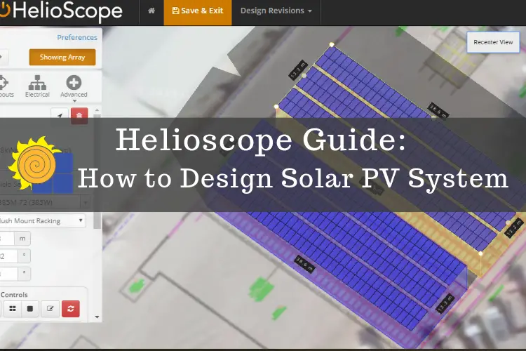 Helioscope Quick Guide