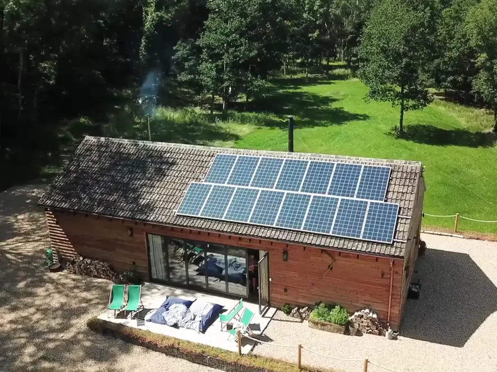 off-grid solar house