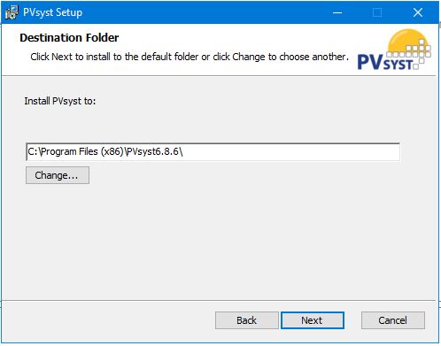 Installation Folder PVSyst