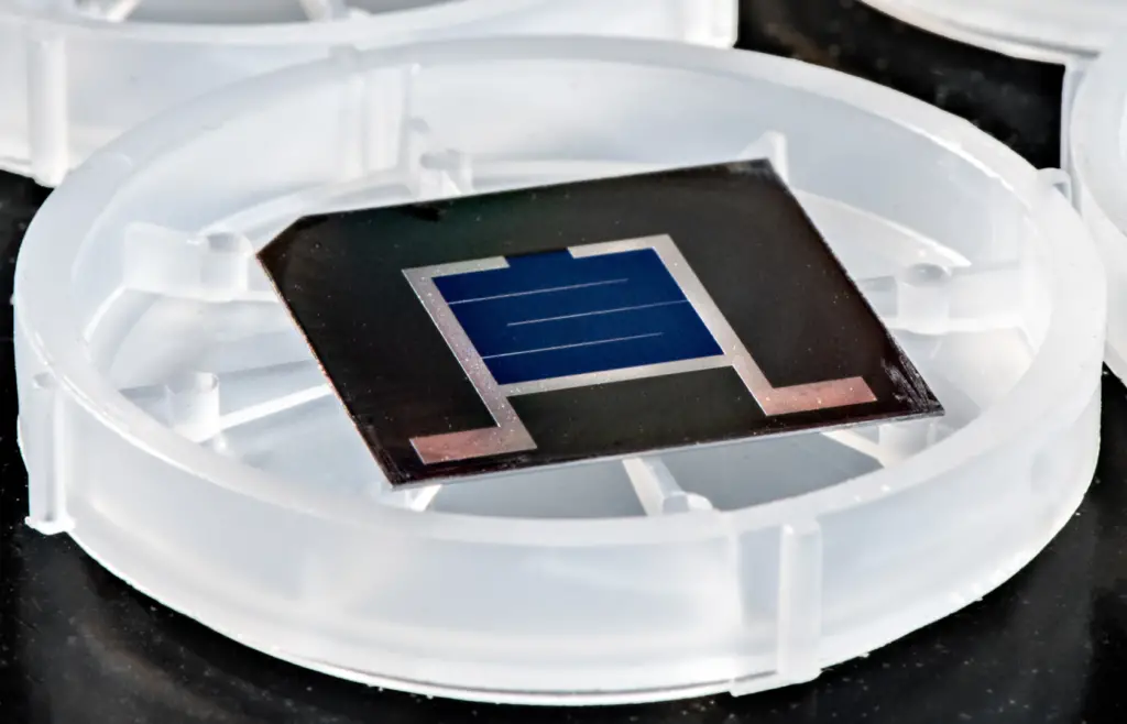 solar cell in the lab