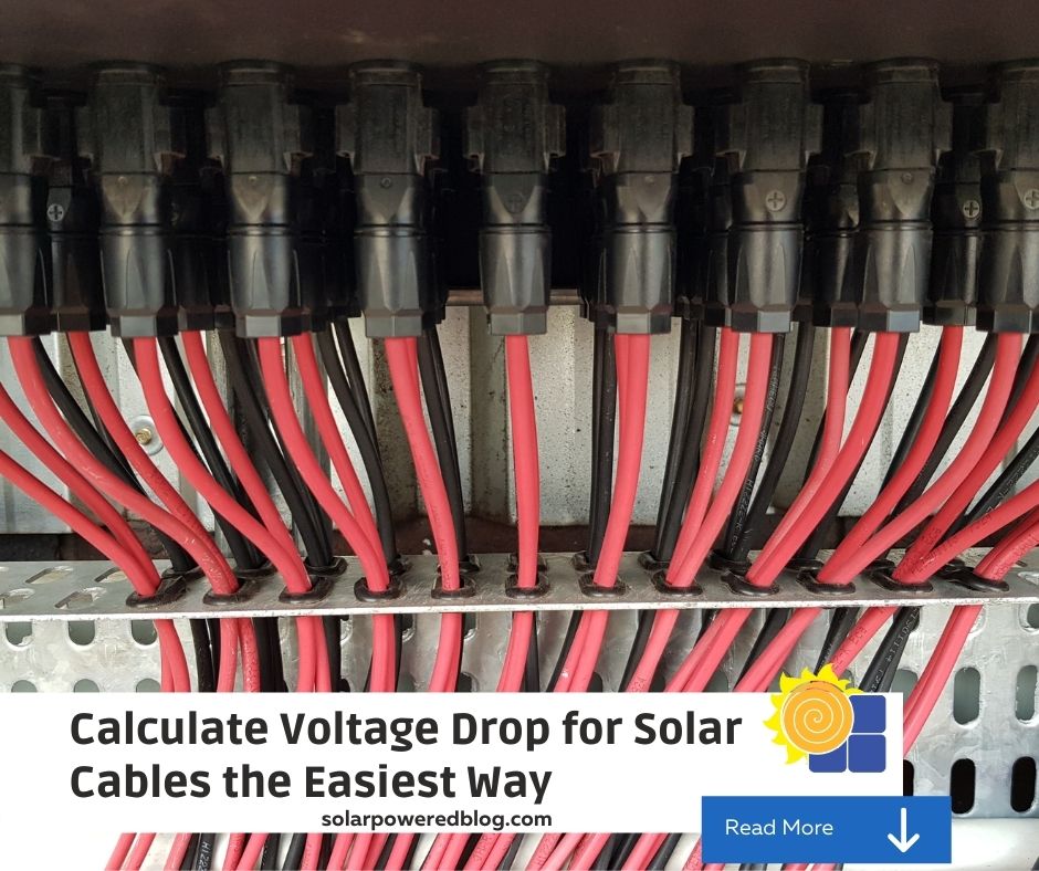 You are currently viewing Calculate Voltage Drop for Solar Cables the Easiest Way (with Calculator)